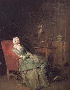 Jean Baptiste Simeon Chardin Take the book of women oil on canvas
